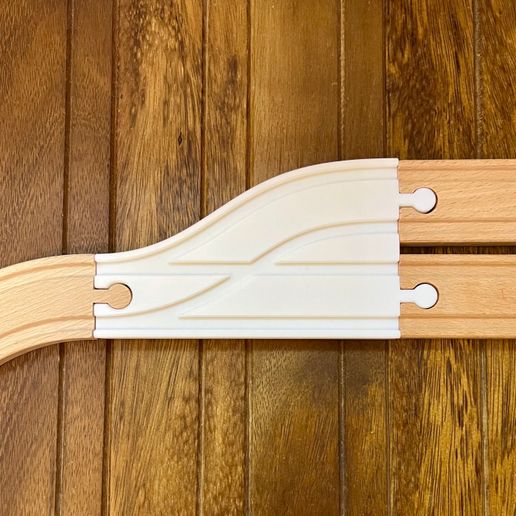 brio_train_track_single_to_double_6.jpg Train Track - Single to Double Track Switches - Compatible with BRIO and Others