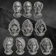 1.jpg Unholy Space Coven Base Heads Set x10