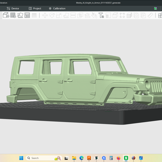 🐚 2012 Jeep Wrangler · Unlimited Sport SUV 4D hollow body shell・ STL ...