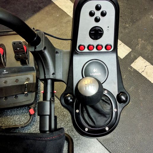 Playseat Challenge Logitech shifter mount
