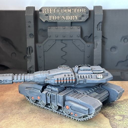 Photo-Feb-01-2025,-1-36-32-PM.jpg Hydra Main Battle Tank for Tabletop Wargaming 32mm 28mm