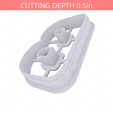 Letter_B~2.5in-cookiecutter-only2.png Letter B Cookie Cutter 2.5in / 6.4cm
