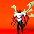 gg0005.png Ben 10 Fusion Aliens - Sting Arms (FourArms + Stinkfly) STL