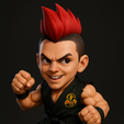 Figurilla-de-karateca-de-Cobra-Kai.png art toy Alcon Cobrakai