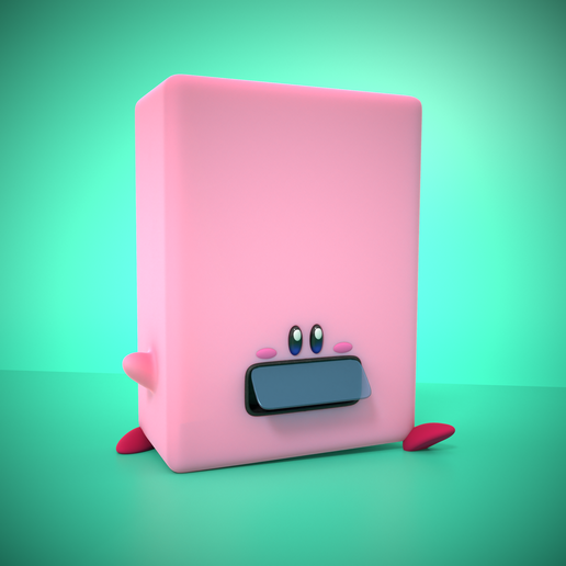 Kirby fanart - vending mouth - Kirby and the Forgotten Land 3D model