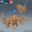 2559-Thunder-Lion-Breath-Attack-Large.png Thunder Lion Set ‧ DnD Miniature ‧ Tabletop Miniatures ‧ Gaming Monster ‧ 3D Model ‧ RPG ‧ DnDminis ‧ STL FILE