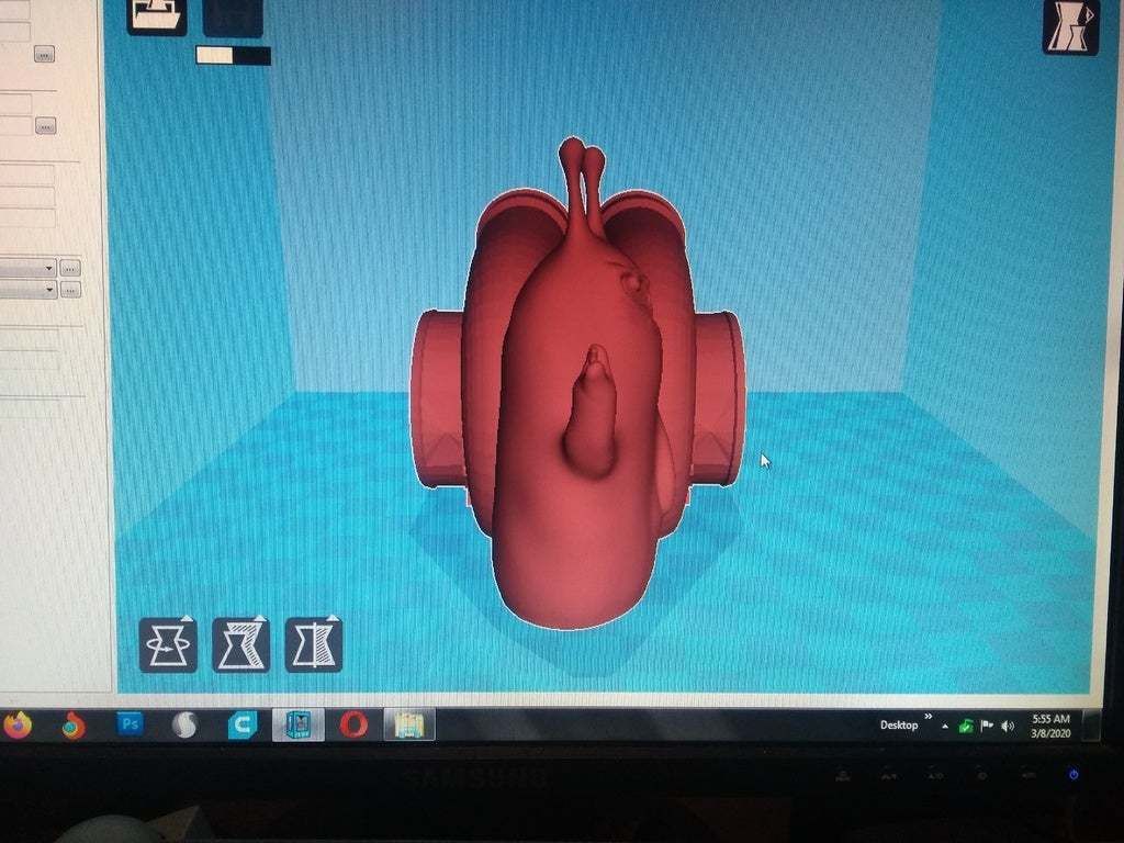 IMG_20200308_055543501.jpg Download free STL file twin turbo snail • 3D printable template, John46