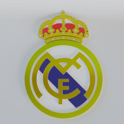 Archivo STL Llavero del equipo Real Madrid 📱・Plan imprimible en 3D para  descargar・Cults