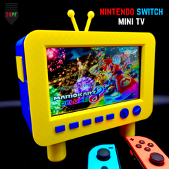 mmftv1.png Mini TV Nintendo Switch Screen Display (OLED/Original)