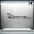 cf-105-arrow.png Wall Silhouette: Airplane Set