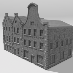 town_houses_2.png 15MM/1:100 TOWNHOUSES  TABLETOP/WARGAMING TERRAIN