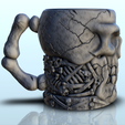 17.png Skull and bones dice mug (2) - Holder Beer Can Storage Container Tower Soda Box DnD RPG Boardgame 33cl 25cl 12oz 16oz 50cl Beverage