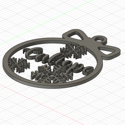 Caliope1.png STL file CHRISTMAS BAUBLE FIRST NAME CALIOPE・3D printer model to download