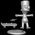 9.png Bart Simpson Skating Naked - The Simpsons