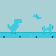 r7.png Google Dinosaur Keyholder - Decorative Creative Key