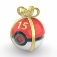 Number-15.jpg Pokeball Christmas Calendar Gift Box 1-24 Pokeballs