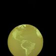 2.jpeg Modelo del planeta Tierra. Earth stl model. Earth lamp.