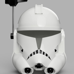 Capture d’écran 2017-09-15 à 19.15.36.png Fichier STL gratuit Capitaine Rex Casque Phase 2 (Star Wars)・Objet imprimable en 3D à télécharger