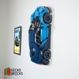 6.jpg Gecko Bricks Wall mount for Technic Bugatti Chiron 42083