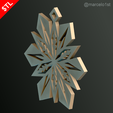 CLASSIC-Snowflakes_25.png Snowflakes Classic Tree Decoration
