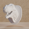 0017.png Télécharger fichier Fichier : Animaux Trophée Tyrannosaure au format numérique • Design imprimable en 3D, Mak3_Me_Studio