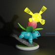Ivysaur-clone3.png Clone Ivysaur pokemon 3D print model