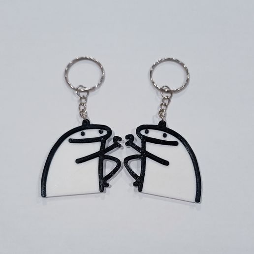 Flork Couples Keychain/Flork Couples Keychain - 3D model önizlemesi