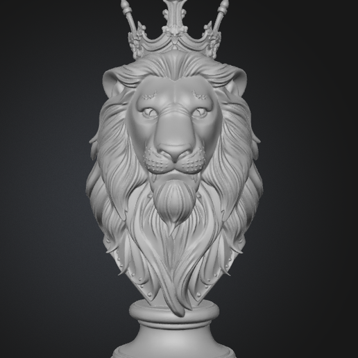 Mythic Lion King Bust