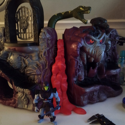 imagen_2023-09-27_013233756.png OBJ file LAVA FALL SNAKE MOUNTAIN - MASTERS OF THE UNIVERSE- ORINGINS AND VINTAGE・Template to download and 3D print