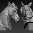 03.jpg Horse  Portrait  Sculpture
