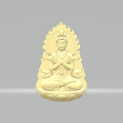1.png Fichier STL Modèle d'impression 3D du pendentif Guanyin・Modèle pour impression 3D à télécharger