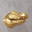 crocodile-head-wall-mount-low-poly-3.png Crocodile head low poly wall mount STL