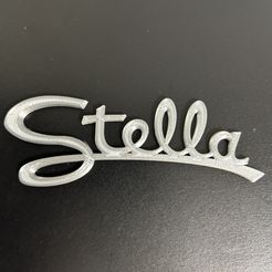 Stella-Badge.jpg Genuine Stella Cowl Badge