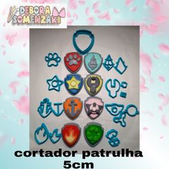 Patrulha-canina-Escudos.jpeg canine patrol shields - Cortador e Marcador Patrulha Canina