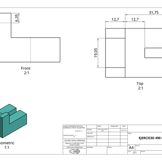 EJERCICIO 490 ONSHAPE