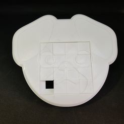 2b0cb6de07e67a6c0c7deba1944cc698_display_large.jpg Free STL file 4x4 Dog sliding puzzle・3D printable object to download