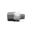 rhn-6-2n-4.167.png Reducing pipe hex nipple pipe fitting 3/8" NPT to 1/8" NPT