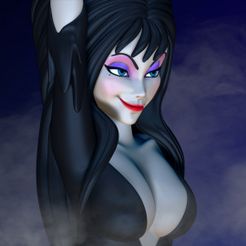 Elvira-ARTSTATION-2.jpg The Mistress 3D PRINT Figurine