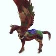 00R.jpg HORSE - PEGASUS HORSE - COLLECTION - DOWNLOAD Pegasus horse 3d model - animated for blender-fbx-unity-maya-unreal-c4d-3ds max - 3D printing HORSE HORSE PEGASUS