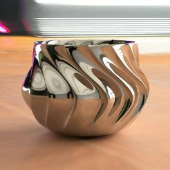 Bonsai-Twist-img1.jpg STL file Bonsai Plant Pot - Twist Type・3D printing template to download