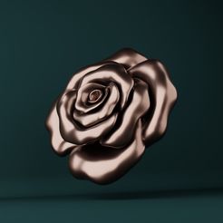 001.jpg Fichier STL Rose・Idée pour impression 3D à télécharger