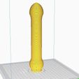 Dildo.JPG Télécharger fichier STL Clamp Mount Dildo / Moves and Slides ! • Plan pour imprimante 3D, Designs-a-lot