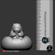 Panda_Ruler_AZ3DDOJO.jpg Panda Bear STL for 3D Printing
