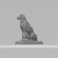 2.png Pointer Dog Garden Statue 3D print model