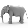 untitled.235.png Free OBJ file Elephant・3D printer design to download