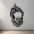 Pennywise.png Pennywise IT horror movie 2D wall art
