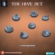 720X720-hivesetdiapo-2.jpg 3D file The Hive Set Bases (Pre-supported)・Template to download and 3D print