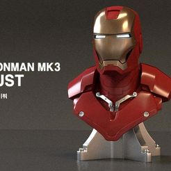 1.jpg Бесплатный STL файл IRON MAN MK3 BUST(life size)・Дизайн для загрузки и 3D-печати