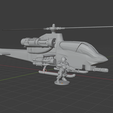 Scale-2.png Intergalactic Guard 1st Airmobile Division - AH-1 Vendetta Attack Helicopter