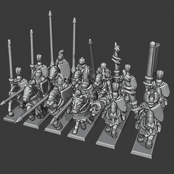 knights.png Archivo STL gratis Caballeros del Imperio Warmaster・Diseño de impresora 3D para descargar